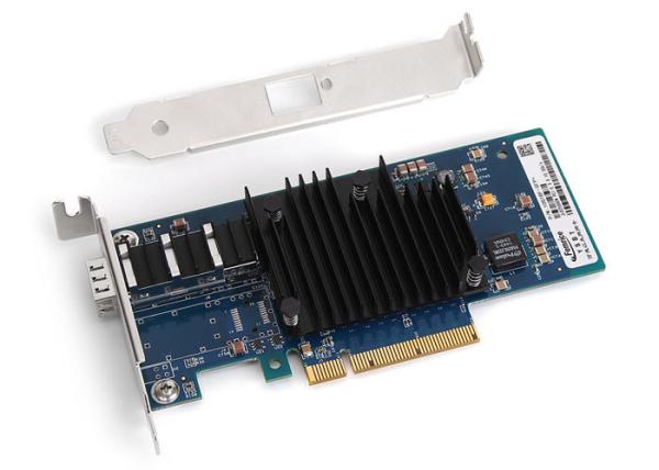 Cheap 10G Single Port Gigabit Ethernet Wired Network Adapter 10G Ethernet LAN Card Fiber Server NIC With Singlemode Module for sale