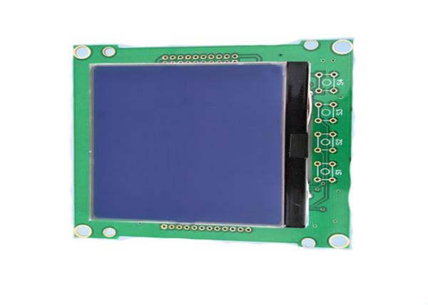Cheap Blue Lcd Dot Matrix Display , 3.7 Inch Row / Column Driven Dot Matrix Screen for sale
