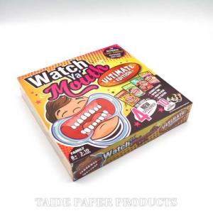 Quality Customized Fun Paper Board Game Cards , Family Board Games To Play wholesale