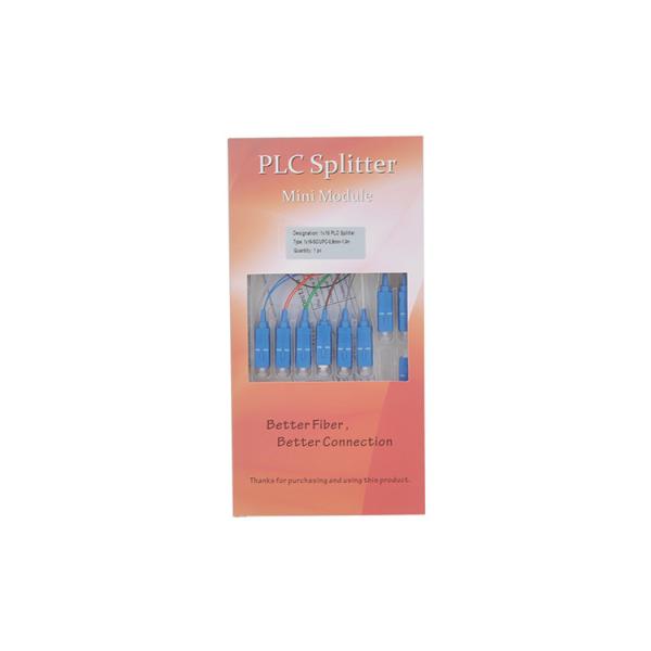 UPC 8 Way Fiber Splitter FTTX Passive Optical Splitter Gpon 1310nm