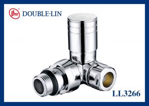 Quality DIN259 Thread Polished Thermostatic Radiator Valves 145 PSI wholesale