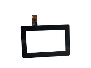 Quality 7 Inch Projected Capacitive Touch Screen with I2C Interface and 5 Point touch Thin Thickness wholesale