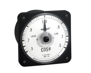 High Precision Analog Power Factor Meter Round Type Marine Application 1% Accuracy Class
