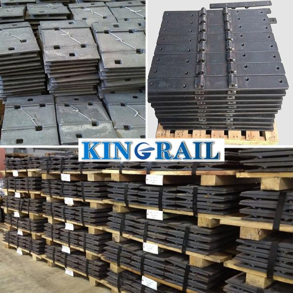 Single Or Double Standard Or Custom Type GB DIN JIS ISO ANSI/ASTM B7 BS Shoulder Tie Plate