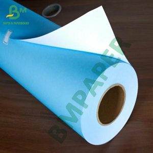 CAD bond paper Single Side Blue Plotter Paper Roll 24 Inch 36 Inch For CAD Plotter