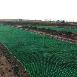 Quality Road HDPE Black Green Gray Diamond Grid Gravel Grid System for Parking Lot and Driveway wholesale