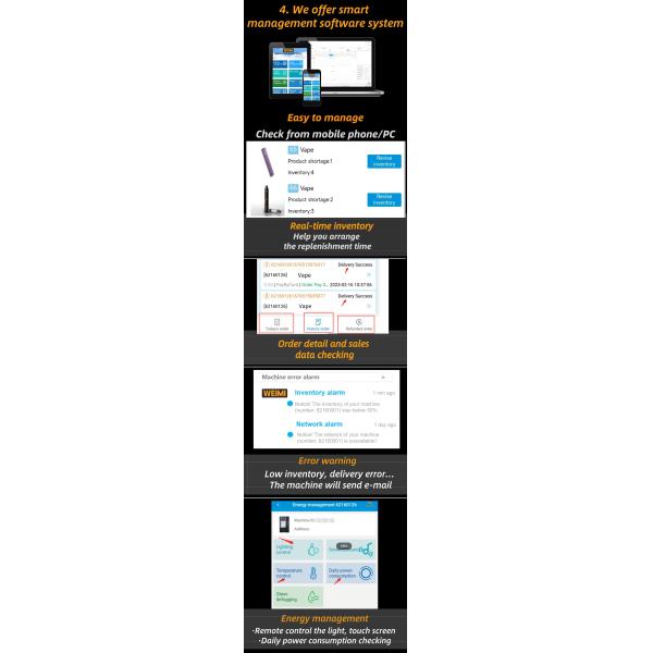 Big Touchscreen Combo Snack And Soda Advertisement Sprial Cash Payment English Language Vending Machine For Euro Market