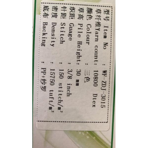 Garden Lawn Grass Carpet , Artificial Grass Carpet Roll PVC Material