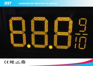 Quality Yellow Double Sided Led Gas Price Signs For Gas Stations Or Petrol Stations wholesale