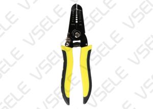 Quality Portable Wire Stripper Decrustation Pliers / Wire Cutter Crimper Tool With Manganese Steel wholesale