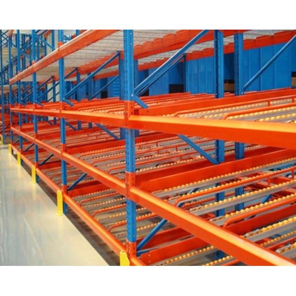 Logistic Equipment Carton Flow Rack / Warehouse Flow Racks Adjustable Pitch 75MM