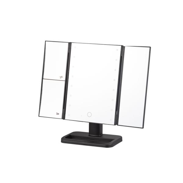 Foldable Rectangle LED Makeup Mirror 5mm 6mm Thickness