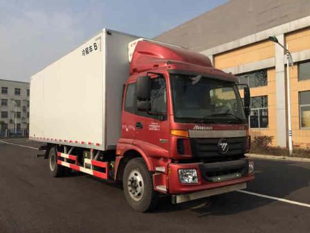 Cheap Foton frozen seafood and fish transportation van truck for sale, factory sale best price FOTON 4*2 LHD cold room truck for sale