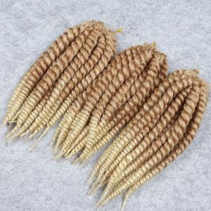 Synthetic Hair Weave Twist Crochet Braid Hair , Curly Hair Pieces