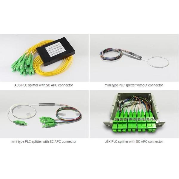 1650nm SC APC Cassette Type 1x8 Fiber Optical PLC Splitter