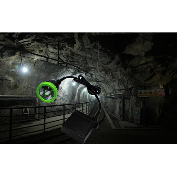Long wire LED Mining Lamps With 1500mA 3.7V Lithium Battery , Impact Resistant Headlamp