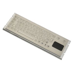 Small IP65 dynamic vandal proof Industrial Keyboard With Touchpad , short stroke