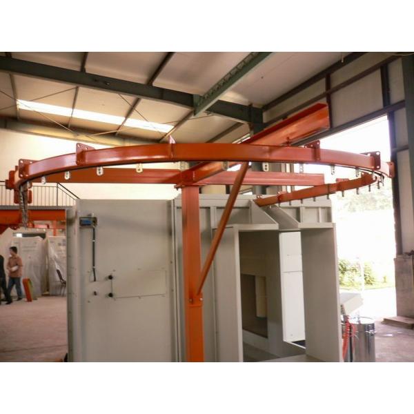 Top Manual Electrostatic Powder Coating Spray Booth Powder Coating Line