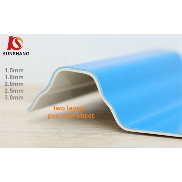 Soundproof ASA UPVC Modern Style Corrugated Plain Roof Tile for Outdoor Use