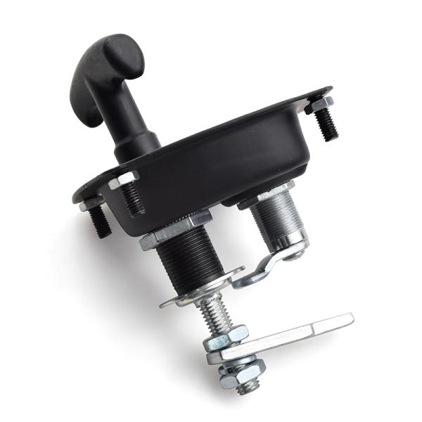 N4 Folding T Handle Central Locking Zinc Alloy Carbon Steel For Network Communication Equipment Power Cabinet