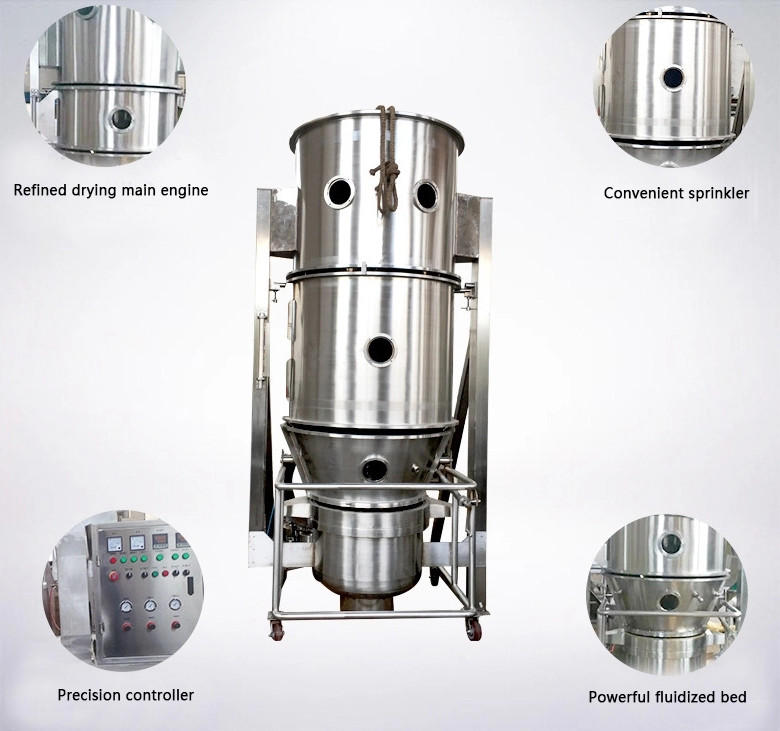 Quality Stable Performanc Tablet Granulation Machine Fluid Bed Granulating Drier wholesale