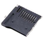 Push-Push Type Transflash 9pin Micro Sd Socket Connector