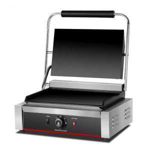 Quality 220V All Flat Electric Grill Machine with Heating Element Parts Sandwich Contact Grill 19kg wholesale