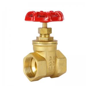 Quality Straight Through Type Brass Gate Valve for Threaded Wire Pipe and Water Switching wholesale