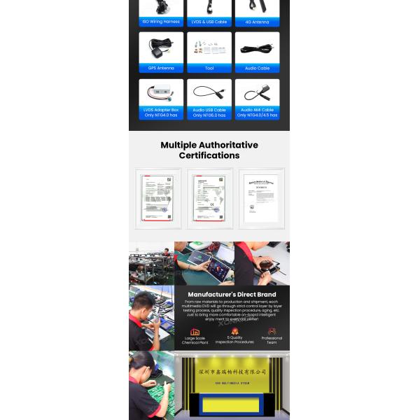 For Mercedez Benz C-Class W205 2015 to 2018 1920*720 Android 13.0 Car Radio GPS Multimedia Navigation No DVD Player