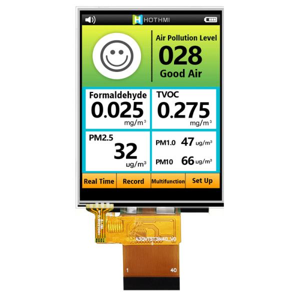 Cheap 3.2" SPI TFT LCD Display Module 240x320 ST7789V Resistive Touchscreen TFT-H032A3QVTST3R40 for sale
