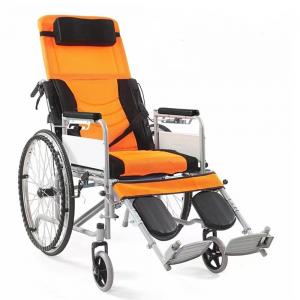 Quality Aluminum Lightweight Foldable Wheelchair For Disabled People wholesale