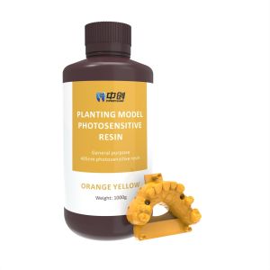 Buy cheap 405nm Wavelength Photosensitive Resin Orange Dental 3d Printing Resin from wholesalers