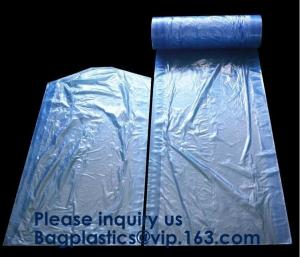 Quality Biodegradale Laundry Garment Dust Cover, Laundry Store Supplies, suit bag, Disposable Dry Cleaning Bags wholesale