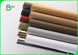 Quality Washed Kraft Liner Paper / Hand - Washed Kraft Paper 150cm X 110 M For Wallets wholesale