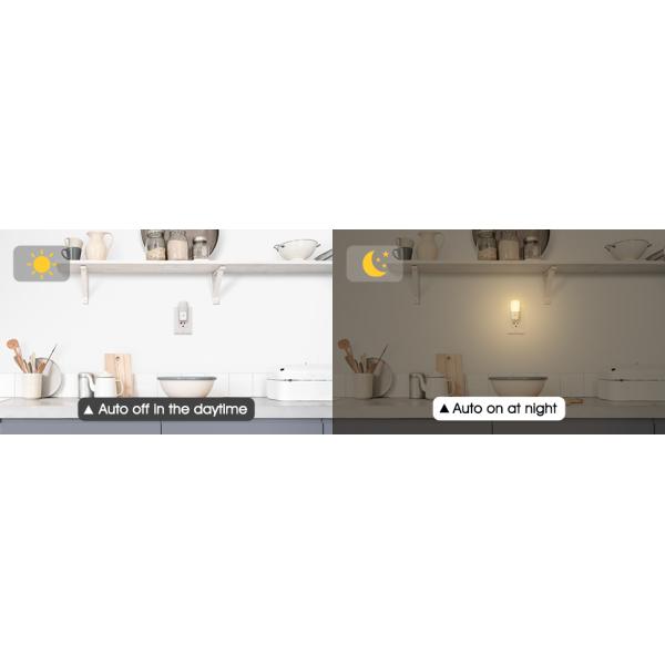 EMC certified AC110V Dimmable Led Plug In Night Light With Dusk To Dawn Sensor