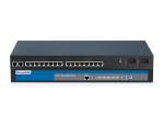 RS-232/485/422 To Ethernet Serial Port Server , Rack Mounting 16 Port Serial