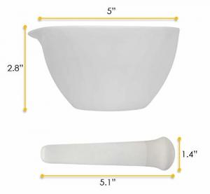 Quality Porcelain Mortar & Pestle Set, 9oz (275ml) - Unglazed Grinding Surface - Excellent For Kitchen Or Laboratory wholesale