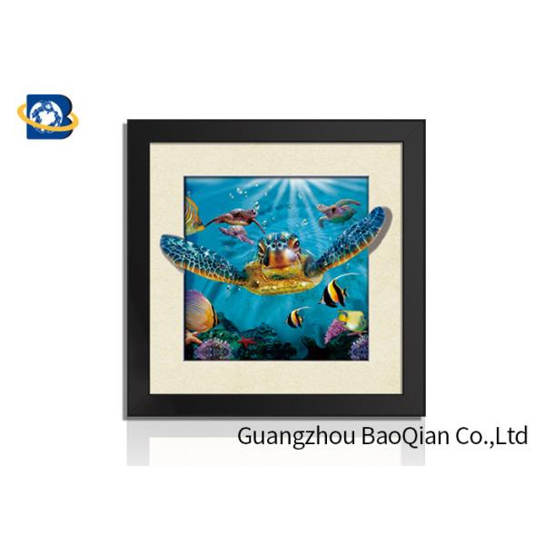 Lenticular 5D Pictures UV CMYK Printing Anti - Scratch For Office / Galary Decoration