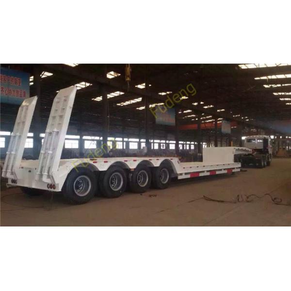 Multi-axle hydraulic Low Bed Trailers detachable gooseneck lowboy semi trailer 100 ton