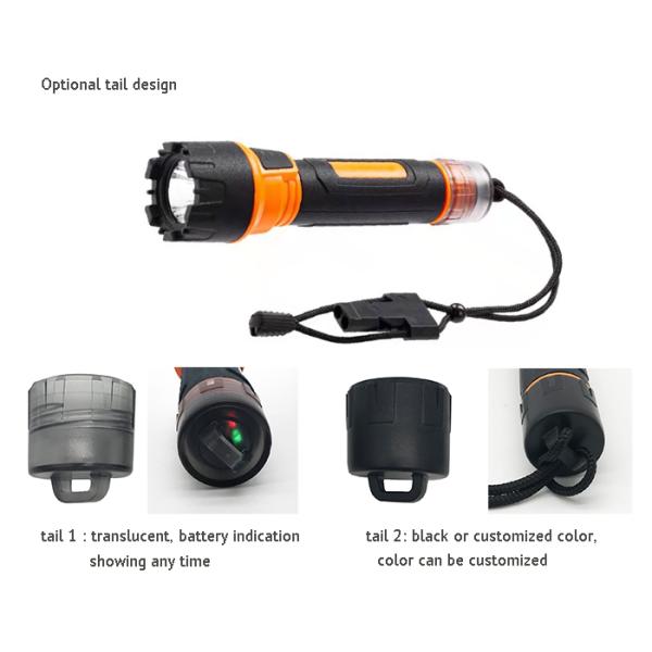 Emergency 3m Rechargeable Flashlight With Blackout Reminder