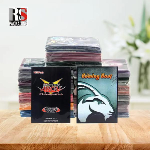 Cheap Custom Game Card Sleeves Lightweight And Compact Design , With Collection Value for sale