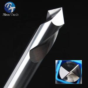 Quality 2 Flute Carbide Drill Bits Carbide Spot Drill With Chamfering wholesale