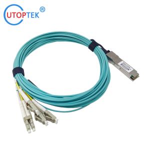 Quality Cisco QSFP-8LC-AOC5M Compatible 40G QSFP to 8xLC Active Optical Cable 5Meter multimode OM3 AOC Cable wholesale