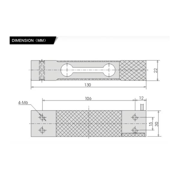 Resistance Theory Single Point Load Cell 5kg 10kg 20kg 50kg 60kg 100kg 120kg Scale Sensor For Electronic Platform Weighing