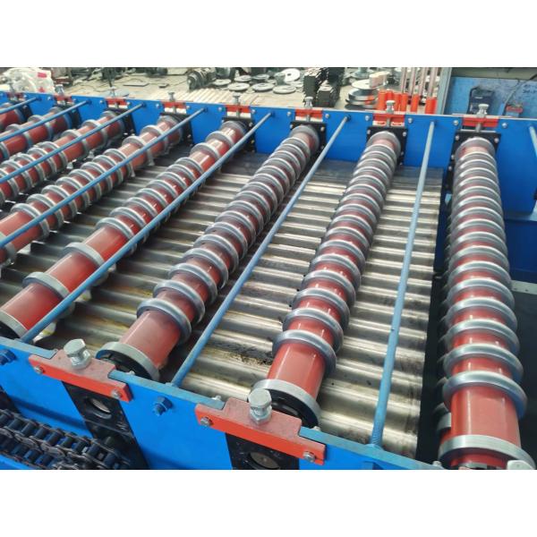 Granary Barn 18.5kw Chain Corrugated Sheet Rolling Machine With Curving