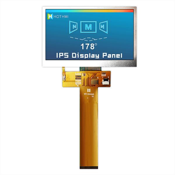 480x272 Color 4.3" High-Brightness TFT LCD For Outdoors