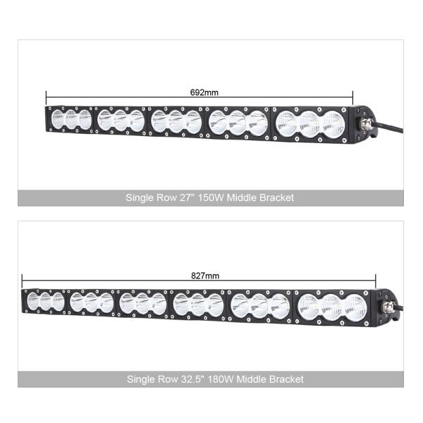 30W 90W 12W 150W 180W Single Row Led Work Light Bar For Car 4x4 Offroad Truck SUV 4WD Spot Flood Combo Beams Driving