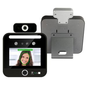 QR Code 5'' IPS Face Scan Temperature Machine Access Control System