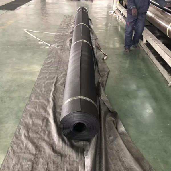 Anti Leakage HDPE Geomembrane Liner 2m 3m Width Black White