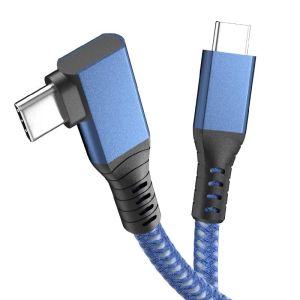 Quality 0.5m-1.8m Thunderbolt 4 USB Cable 40Gbps PD 100W Fast Charging Elbow wholesale